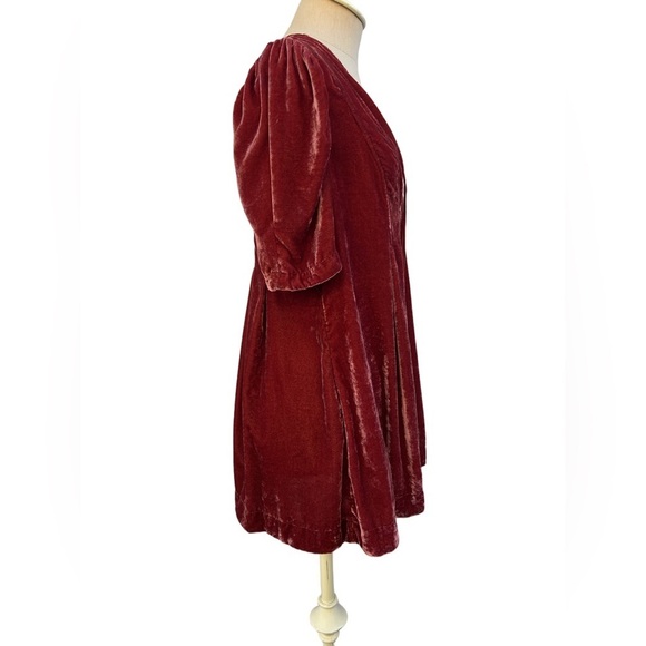 Free People Adele Velvet Tunic Mini Dress - XS - Picture 2 of 9